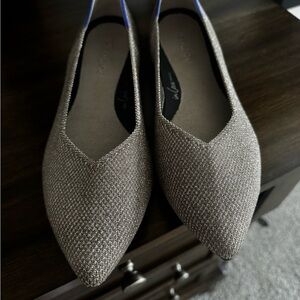 Rothy's Shimmering Gold Women's Flats